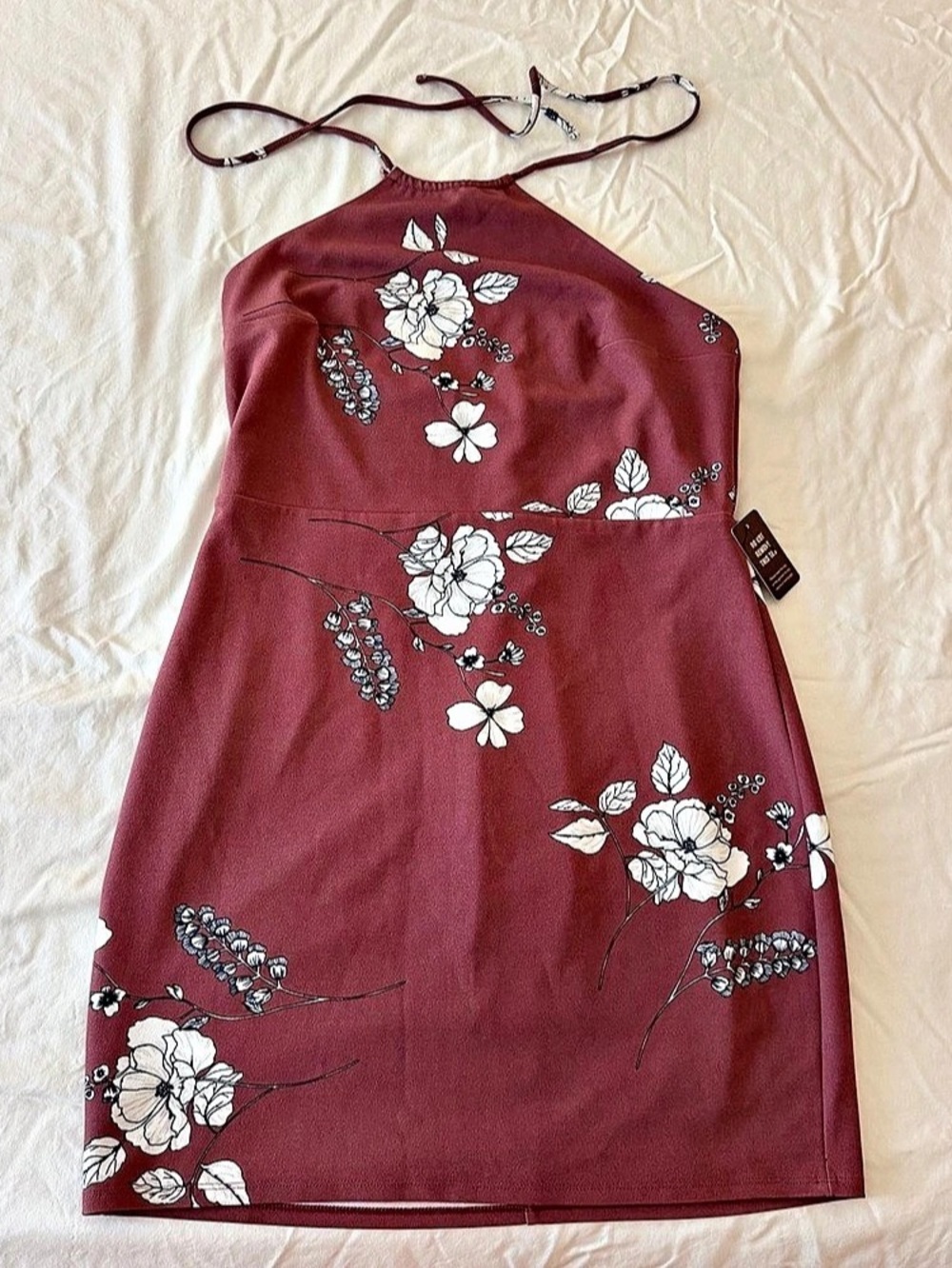 Express Floral Mini Dress Large NWT
